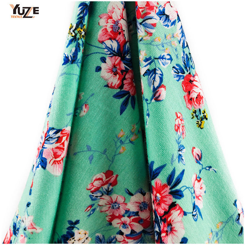 Yzgtp-es1018-2 Rayon Jersey Spandex Print