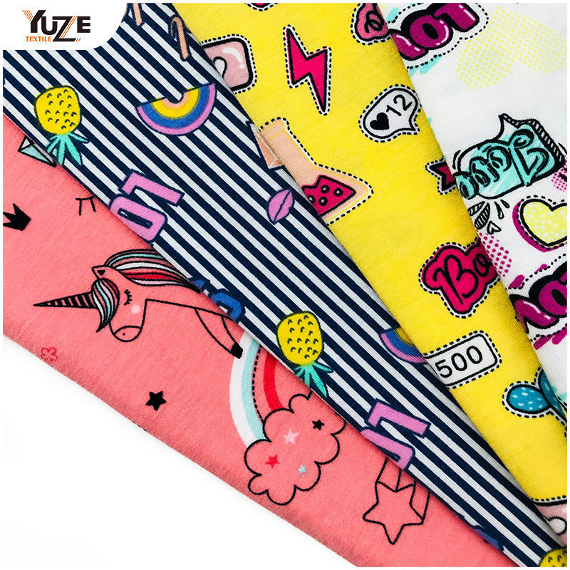 YZS18-268 Poly Spun Jersey Print