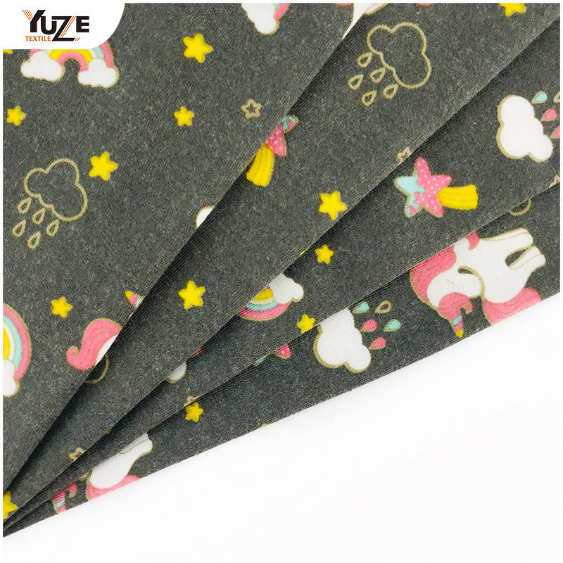 YZS20-726-3 Poly Spun Spun Spandex Print