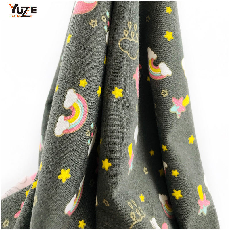 YZS20-726-3 Poly Spun Spun Spandex Print