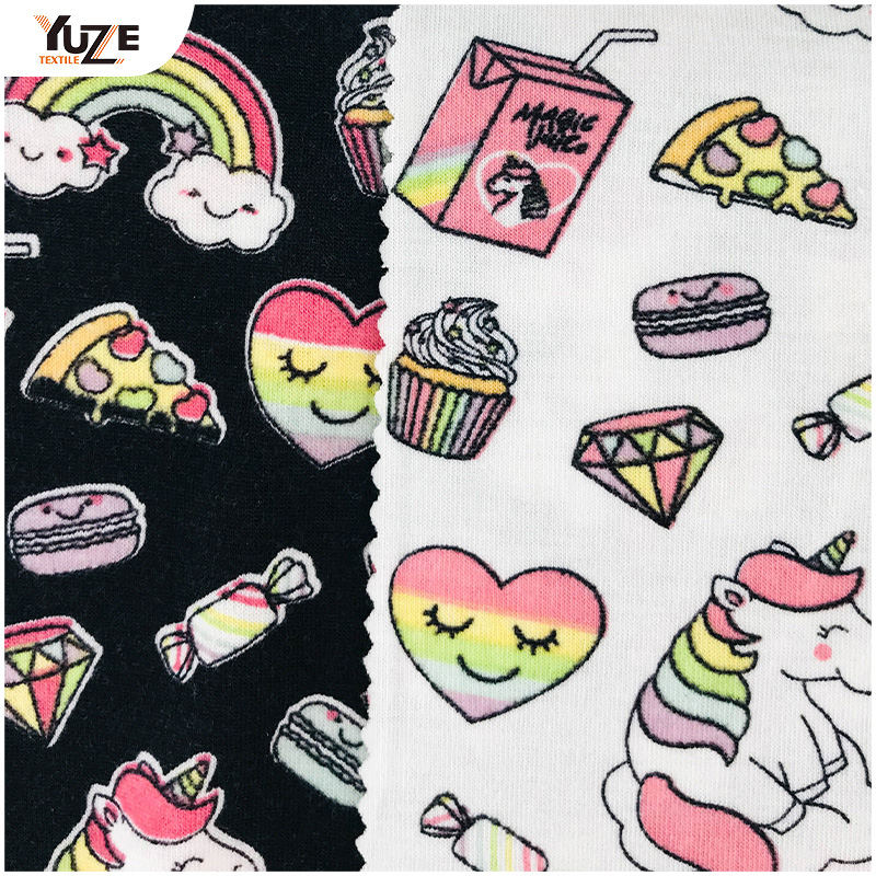 YZS20-726-8 Poly Spun Spun Spandex Print