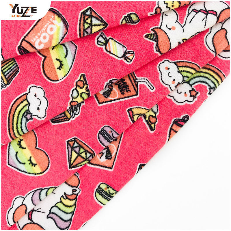 YZS20-726-8 Poly Spun Spun Spandex Print