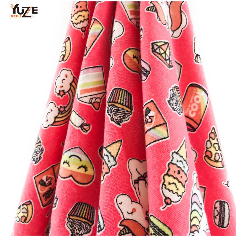 YZS20-726-8 Poly Spun Spun Spandex Print