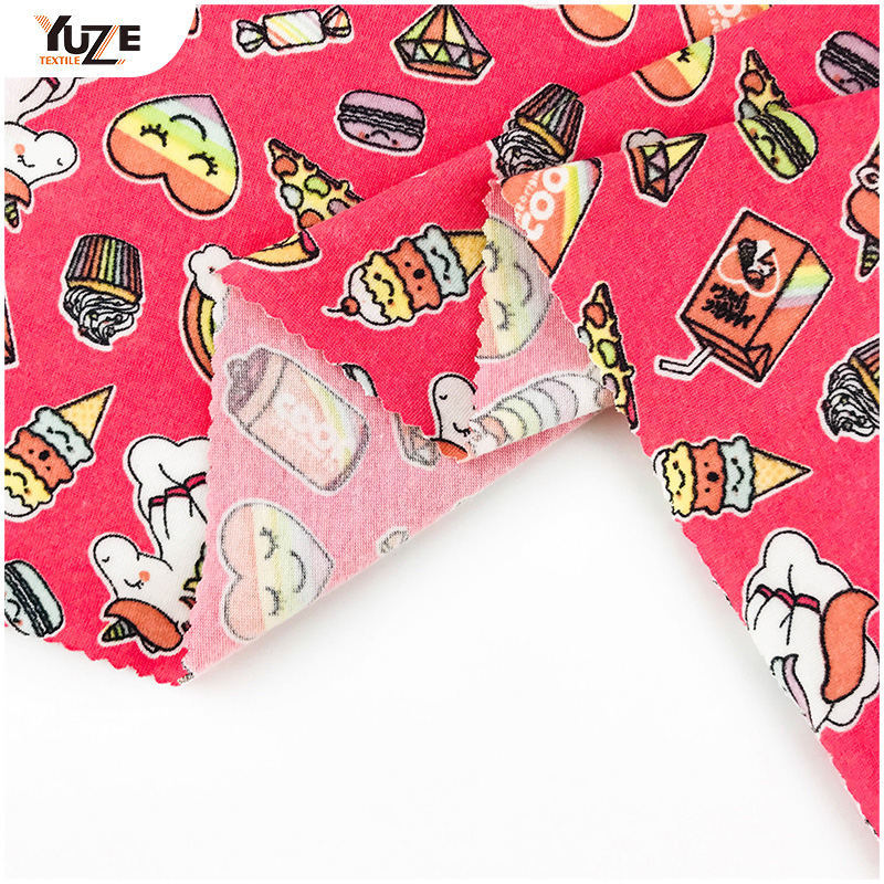 YZS20-726-8 Poly Spun Spun Spandex Print