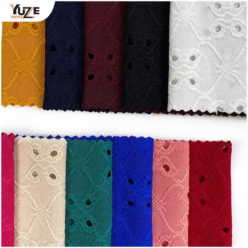 YZK-030030 DTY Spandex Jacq с отверстиями