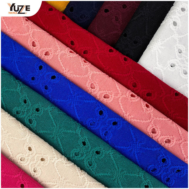 YZK-030030 DTY Spandex Jacq с отверстиями